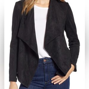 BB Dakota Black Faux Suede Blazer